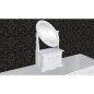 Schminktisch mit ovalem Schwenkspiegel MDF Schminktisch mit ovalem Schwenkspiegel MDF
