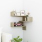 Wand-Eckregal Sonoma-Eiche 40x40x50 cm Holzwerkstoff Wand-Eckregal Sonoma-Eiche 40x40x50 cm Holzwerkstoff