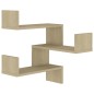 Wand-Eckregal Sonoma-Eiche 40x40x50 cm Holzwerkstoff Wand-Eckregal Sonoma-Eiche 40x40x50 cm Holzwerkstoff