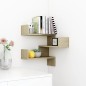 Wand-Eckregal Sonoma-Eiche 40x40x50 cm Holzwerkstoff Wand-Eckregal Sonoma-Eiche 40x40x50 cm Holzwerkstoff