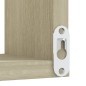 Wand-Eckregal Sonoma-Eiche 40x40x50 cm Holzwerkstoff Wand-Eckregal Sonoma-Eiche 40x40x50 cm Holzwerkstoff