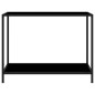 vidaXL Konsolentisch Schwarz 100x35x75 cm Hartglas vidaXL Konsolentisch Schwarz 100x35x75 cm Hartglas