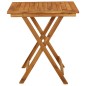 Klappbarer Gartentisch 70 x 70 x 75 cm Massivholz Akazie Klappbarer Gartentisch 70 x 70 x 75 cm Massivholz Akazie