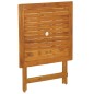 Klappbarer Gartentisch 70 x 70 x 75 cm Massivholz Akazie Klappbarer Gartentisch 70 x 70 x 75 cm Massivholz Akazie