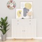 Selbstklebende Möbelfolie Weißes Holz 500 x 90 cm PVC Selbstklebende Möbelfolie Weißes Holz 500 x 90 cm PVC
