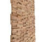 3D-Wandverkleidung 10 Stk. 1,08 m² Massivholz Teak 3D-Wandverkleidung 10 Stk. 1,08 m² Massivholz Teak