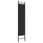 3-tlg. Paravent Schwarz 120x200 cm Stoff 3-tlg. Paravent Schwarz 120x200 cm Stoff