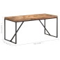 Esstisch 160x70x76 cm Massivholz Akazie und Mango Esstisch 160x70x76 cm Massivholz Akazie und Mango