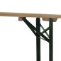 vidaXL Biertisch mit 2 Bänken Klappbar 220 cm Tannenholz vidaXL Biertisch mit 2 Bänken Klappbar 220 cm Tannenholz