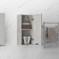 vidaXL Wand-Badschrank Betongrau 32x20x67 cm vidaXL Wand-Badschrank Betongrau 32x20x67 cm