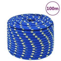 Bootsseil Blau 12 mm 100 m Polypropylen