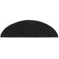 vidaXL 15 Stk. Selbstkl. Treppenmatten Nadelvlies 56x17x3cm Schwarz vidaXL 15 Stk. Selbstkl. Treppenmatten Nadelvlies 56x17x3cm Schwarz