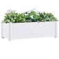 vidaXL Garten-Hochbeet PP Weiß 100x43x35 cm vidaXL Garten-Hochbeet PP Weiß 100x43x35 cm