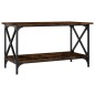Couchtisch Räuchereiche 80x45x45 cm Holzwerkstoff und Eisen Couchtisch Räuchereiche 80x45x45 cm Holzwerkstoff und Eisen