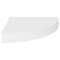 Eck-Schweberegale 4 Stk. Weiß 25x25x3,8 cm MDF Eck-Schweberegale 4 Stk. Weiß 25x25x3,8 cm MDF
