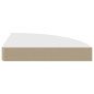 Eck-Schweberegale 4 Stk. Weiß 25x25x3,8 cm MDF Eck-Schweberegale 4 Stk. Weiß 25x25x3,8 cm MDF