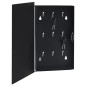 vidaXL Schlüsselkasten mit Magnettafel Schwarz 30x20x5,5 cm vidaXL Schlüsselkasten mit Magnettafel Schwarz 30x20x5,5 cm