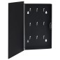 vidaXL Schlüsselkasten mit Magnettafel Schwarz 30x20x5,5 cm vidaXL Schlüsselkasten mit Magnettafel Schwarz 30x20x5,5 cm