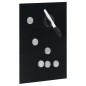 vidaXL Schlüsselkasten mit Magnettafel Schwarz 30x20x5,5 cm vidaXL Schlüsselkasten mit Magnettafel Schwarz 30x20x5,5 cm