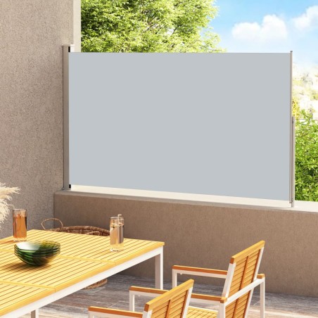 Seitenmarkise Ausziehbar 220x300 cm Grau