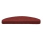 vidaXL 15-tlg Selbstklebende Treppenmatten Nadelvlies 65x21x4cm Rot vidaXL 15-tlg Selbstklebende Treppenmatten Nadelvlies 65x21x4cm Rot
