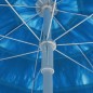 vidaXL Hawaii Sonnenschirm Blau 300 cm vidaXL Hawaii Sonnenschirm Blau 300 cm