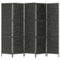 5-teiliger Paravent Schwarz 193×160 cm Wasserhyazinthe 5-teiliger Paravent Schwarz 193×160 cm Wasserhyazinthe
