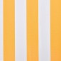 Markisenbespannung Canvas Orange & Weiß 450x300 cm Markisenbespannung Canvas Orange & Weiß 450x300 cm