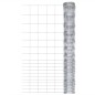 Gartenzaun Verzinkter Stahl 50x1,5 m Silbern Gartenzaun Verzinkter Stahl 50x1,5 m Silbern