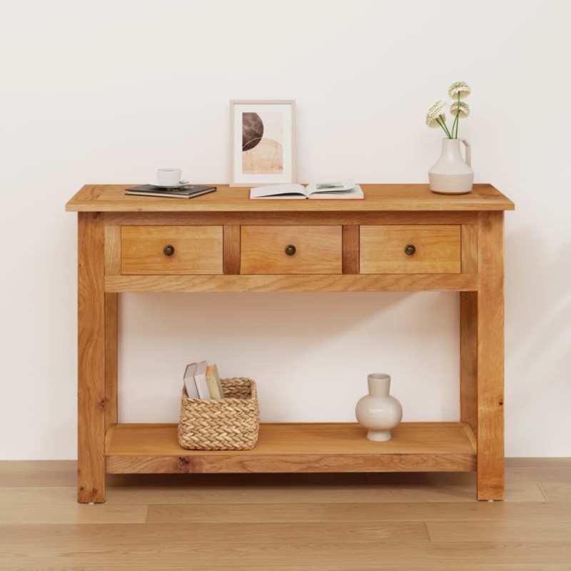 Konsolentisch 110x35x75 cm Massivholz Eiche Konsolentisch 110x35x75 cm Massivholz Eiche