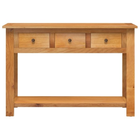Konsolentisch 110x35x75 cm Massivholz Eiche