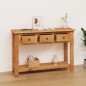 Konsolentisch 110x35x75 cm Massivholz Eiche Konsolentisch 110x35x75 cm Massivholz Eiche