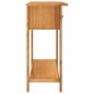 Konsolentisch 110x35x75 cm Massivholz Eiche Konsolentisch 110x35x75 cm Massivholz Eiche