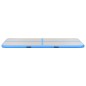 Aufblasbare Gymnastikmatte mit Pumpe 400x100x10 cm PVC Blau Aufblasbare Gymnastikmatte mit Pumpe 400x100x10 cm PVC Blau