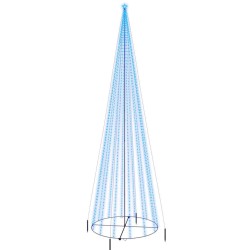 vidaXL Weihnachtsbaum Kegelform Blau 1134 LEDs 230x800 cm