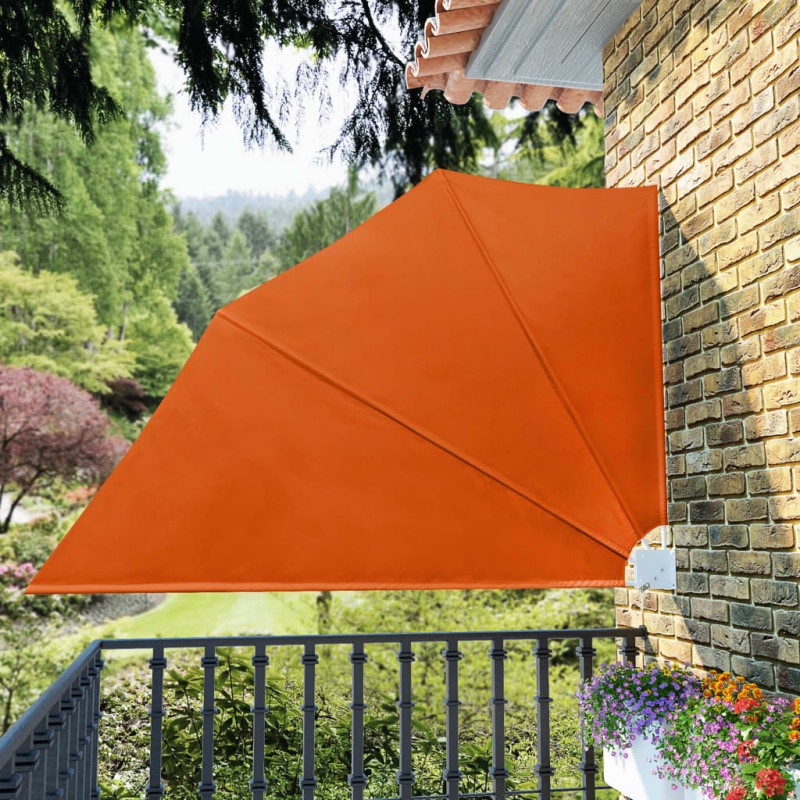 Faltbarer Balkonfächer Terracotta-Rot 160×240 cm Faltbarer Balkonfächer Terracotta-Rot 160×240 cm