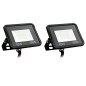 vidaXL LED-Fluter 2 Stk. 10W Kaltweiß vidaXL LED-Fluter 2 Stk. 10W Kaltweiß