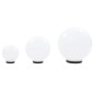 LED-Gartenleuchten-Set 3-tlg. Kugelförmig 20/30/40 cm PMMA LED-Gartenleuchten-Set 3-tlg. Kugelförmig 20/30/40 cm PMMA