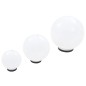 LED-Gartenleuchten-Set 3-tlg. Kugelförmig 20/30/40 cm PMMA LED-Gartenleuchten-Set 3-tlg. Kugelförmig 20/30/40 cm PMMA