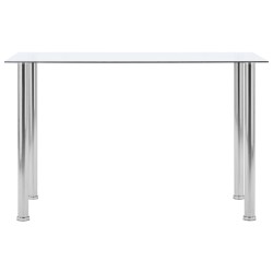 Esstisch Transparent 120 x 60 x 75 cm Hartglas
