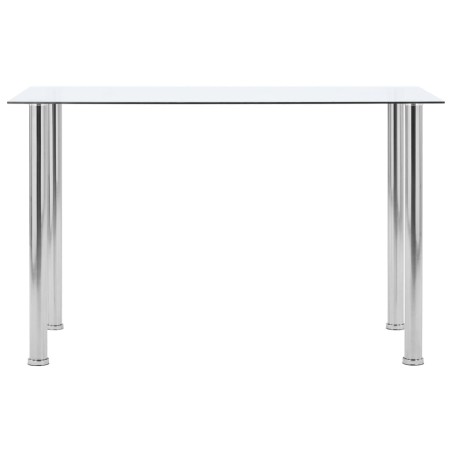 Esstisch Transparent 120 x 60 x 75 cm Hartglas