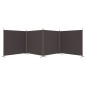 4-tlg. Paravent Braun 698x180 cm Stoff 4-tlg. Paravent Braun 698x180 cm Stoff