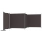 4-tlg. Paravent Braun 698x180 cm Stoff 4-tlg. Paravent Braun 698x180 cm Stoff