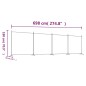 4-tlg. Paravent Braun 698x180 cm Stoff 4-tlg. Paravent Braun 698x180 cm Stoff