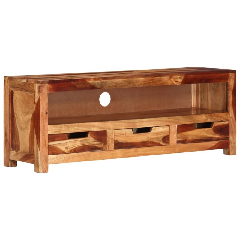 TV-Schrank 110x30x40 cm Massivholz Akazie TV-Schrank 110x30x40 cm Massivholz Akazie