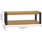 Wand-Badregal 110x45x35 cm Massivholz Teak Wand-Badregal 110x45x35 cm Massivholz Teak