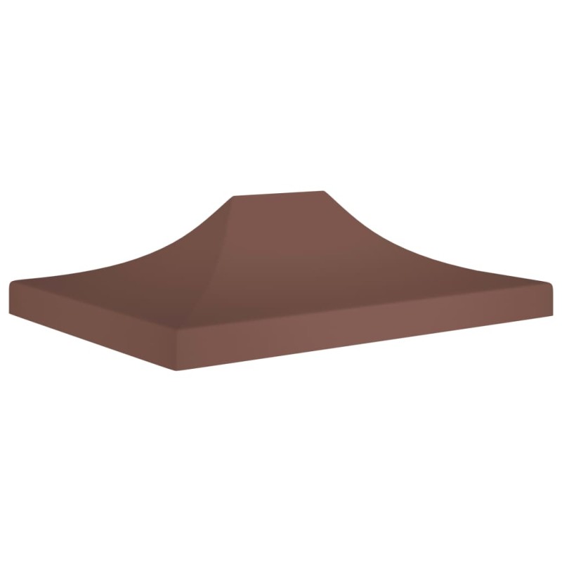 Partyzelt-Dach 4x3 m Braun 270 g/m² Partyzelt-Dach 4x3 m Braun 270 g/m²