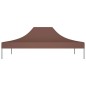 Partyzelt-Dach 4x3 m Braun 270 g/m² Partyzelt-Dach 4x3 m Braun 270 g/m²