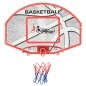 5-tlg. Basketball-Set für die Wandmontage 66x44,5 cm 5-tlg. Basketball-Set für die Wandmontage 66x44,5 cm