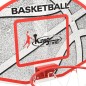 5-tlg. Basketball-Set für die Wandmontage 66x44,5 cm 5-tlg. Basketball-Set für die Wandmontage 66x44,5 cm
